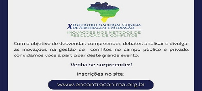X Encontro Nacional Conima de Arbitragem e Mediação ocorre em Curitiba